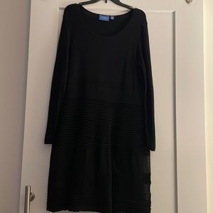 Black long sleeve dress